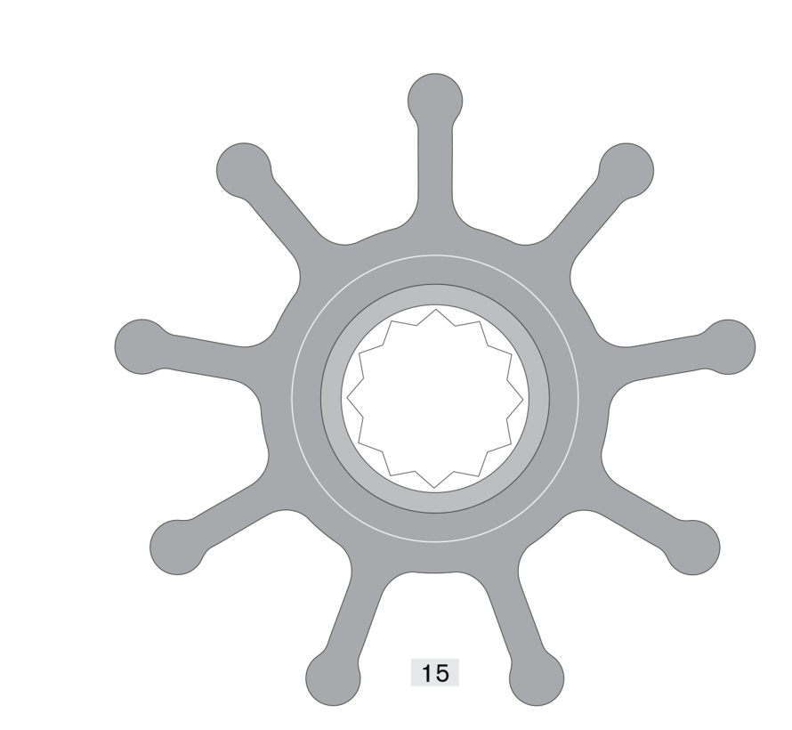 Johnson Pump impeller 1029B