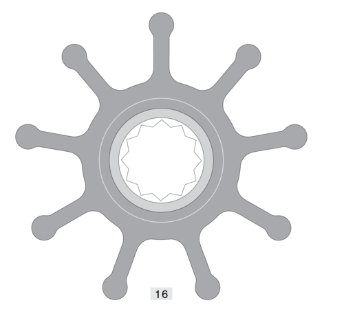 Johnson Johnson Pump impeller 802B