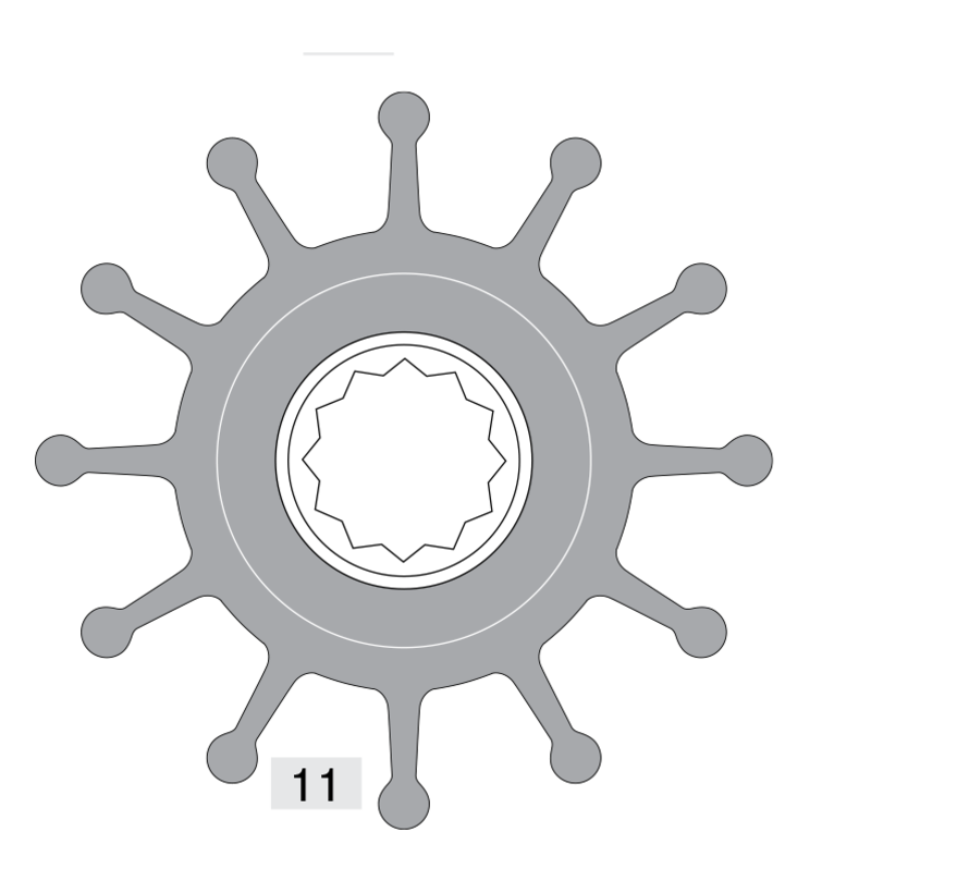 Johnson Pump impeller 812B-1