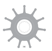 Johnson Johnson Pump impeller 819B-9