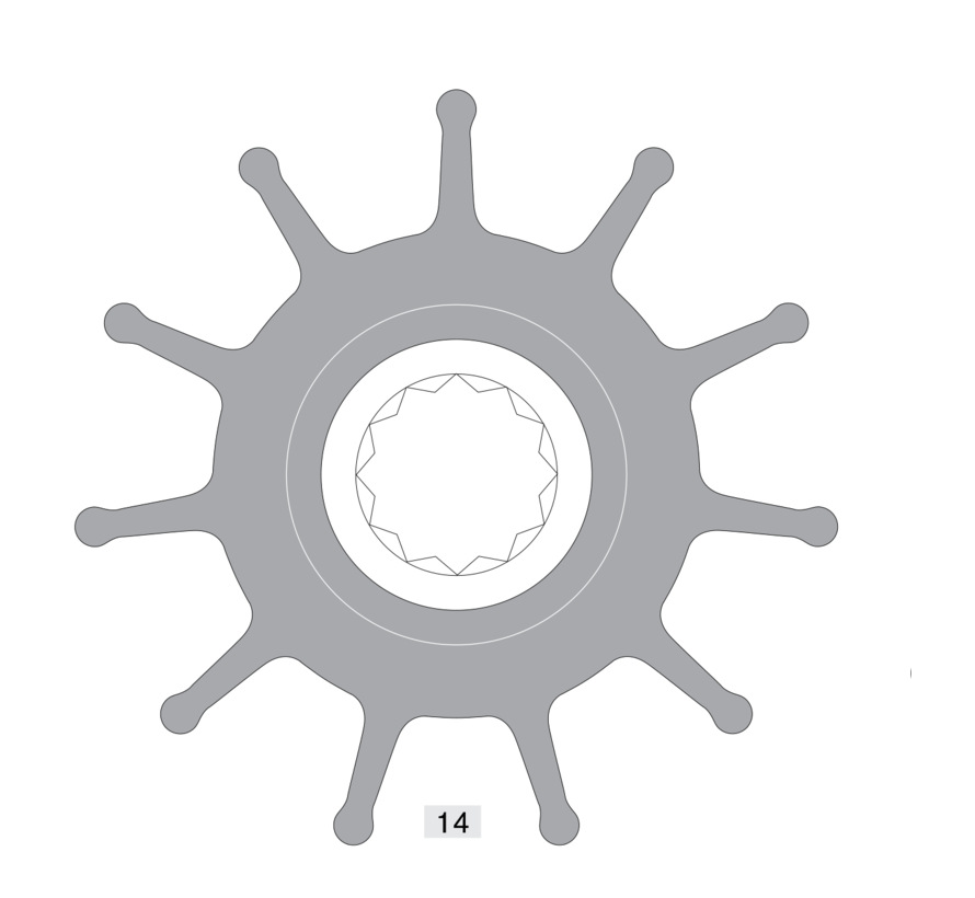 Johnson Pump impeller 819B-9