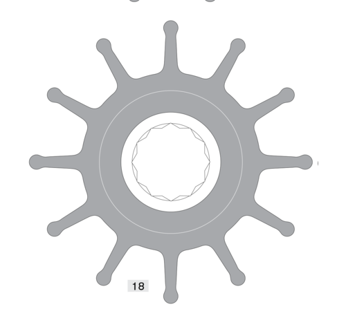 Johnson Johnson Pump impeller 820B