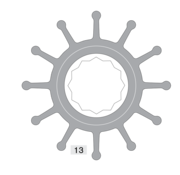 Johnson Johnson Pump impeller 821BT-1