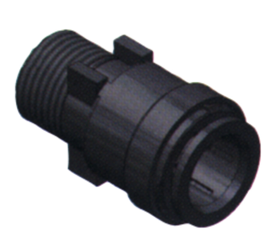 SeaTech Quick-connect verbindingsstuk  Diameter 15mm x 1/2 NPT  buitendraad