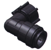 SeaTech SeaTech Quick-connect knie-stuk  Diameter 15mm x 1/2 NPS  binnendraad wartel