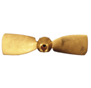 Radice Radice 2-blads bronzen klapschroef voor schroefas  13x10  asgat Diameter 25mm  conus 1:10  rechts