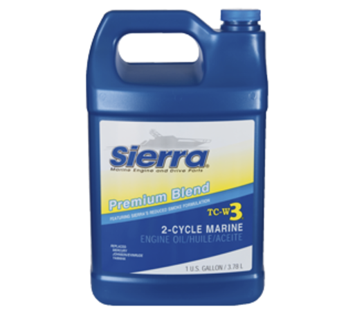 Sierra Sierra Motorolie Blue Premium TC3-W3  3.78l  voor outboards 2-takt