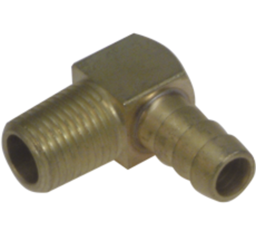 Sierra Sierra Brandstoffitting  90°  1/4 NPT & 3/8 slang