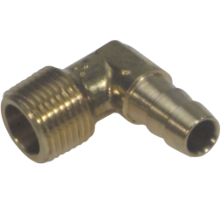 Sierra Brandstoffitting  90Â°  3/8 NPT & 3/8 slang  OMC