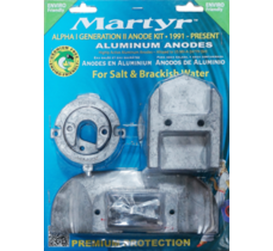 Magnesium Anode kit Alpha-1-Gen II >1991