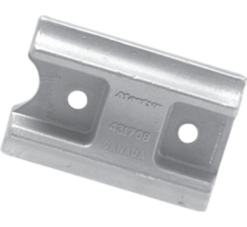 Allpa  Magnesium Anode OMC / Johnson / Evinrude  Curved Block (OEM 431708)