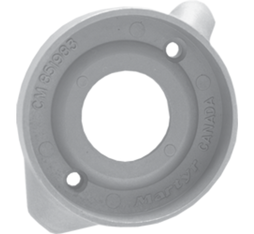 Zinkanode Volvo Penta saildrive  ring 2-gats voor S-120 (OEM 851983)