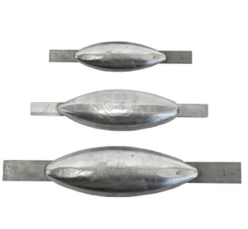 Allpa  Zinken lasstrip-anode  203x120x40x25mm (0 55kg)