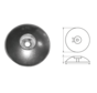 Magnesium ronde roerblad-anodeDiameter 90mm (0 110kg)