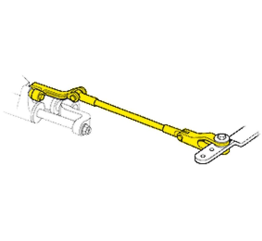 SeaStar Tie bar kit voor frontmontage single-cilinder  twin-engines