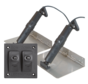 Elektrische trim tab set  9x12 12V (boot 16'-26'/5-7 5m) incl. bedienpaneel (double rocker switch)