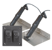 Allpa Elektrische trim tab set  9x18  12V (boot 22'-30'/7-9m) incl. bedienpaneel (double rocker switch)