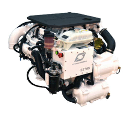 Hyundai Hyundai Scheepsdieselmotor S270S (sterndrive) TURBO & intercooler  met Bravo-3X  reductie 1.50:1