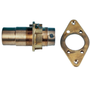 Allpa Bronzen buitenlager met contraflens, voor schroefas Ø20mm & koker Ø35mm