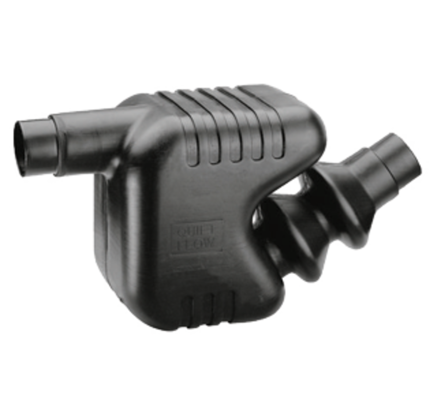 Kunststof Waterlock / uitlaatdemper  slangaansluiting Diameter 75 / 90mm  inhoud 33l