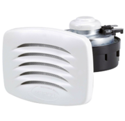 Allpa Elektromagnetische inbouw scheepshoorn met witte kunststof gril  1-tonig  12V (109dB(A)-300Hz)