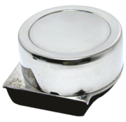 Allpa RVS elektromagnetische mini scheepshoornset  2-tonig  2xDiameter 82mm  12V