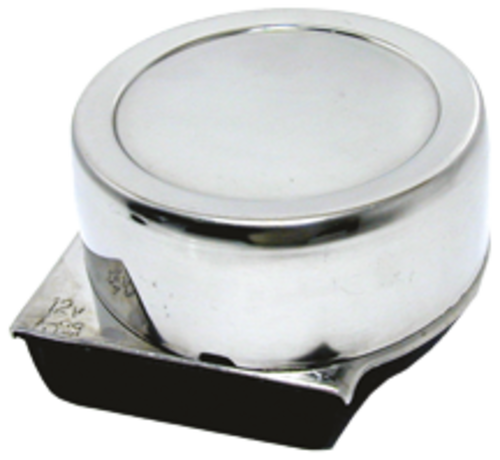 Allpa  RVS elektromagnetische mini scheepshoornset  2-tonig  2xDiameter 82mm  12V