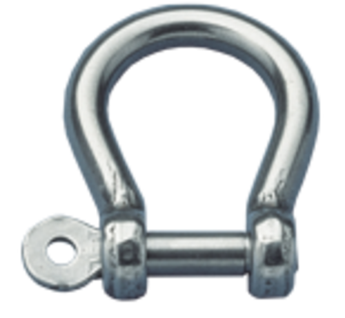 Allpa  RVS harpsluiting  A=Diameter 6mm  B=24mm  C=21mm  D=12mm (breekkracht 1750kg)