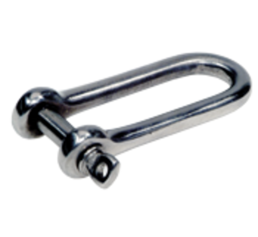 RVS D-sluiting  Diameter 10mm