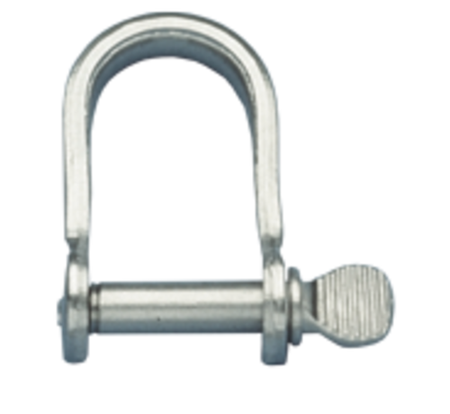 Allpa  RVS plaatsluiting  Diameter 6mm  B=16mm  H=21mm (breekkracht 2050kg)