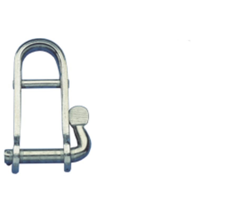 RVS snelsluiting  Diameter 5mm  B=14mm  H=40mm (breekkracht 1050kg)