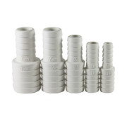 Allpa Kunststof slangverlopen   Diamter 38 x 25mm  wit