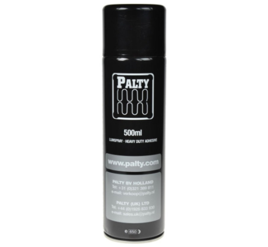 Palty Heavy Duty Lijmspray 500 ml | Voor boottapijt en diverse toepassingen