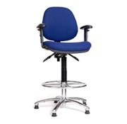 Hollex Stuurstoel Delta II / Stof Blauw