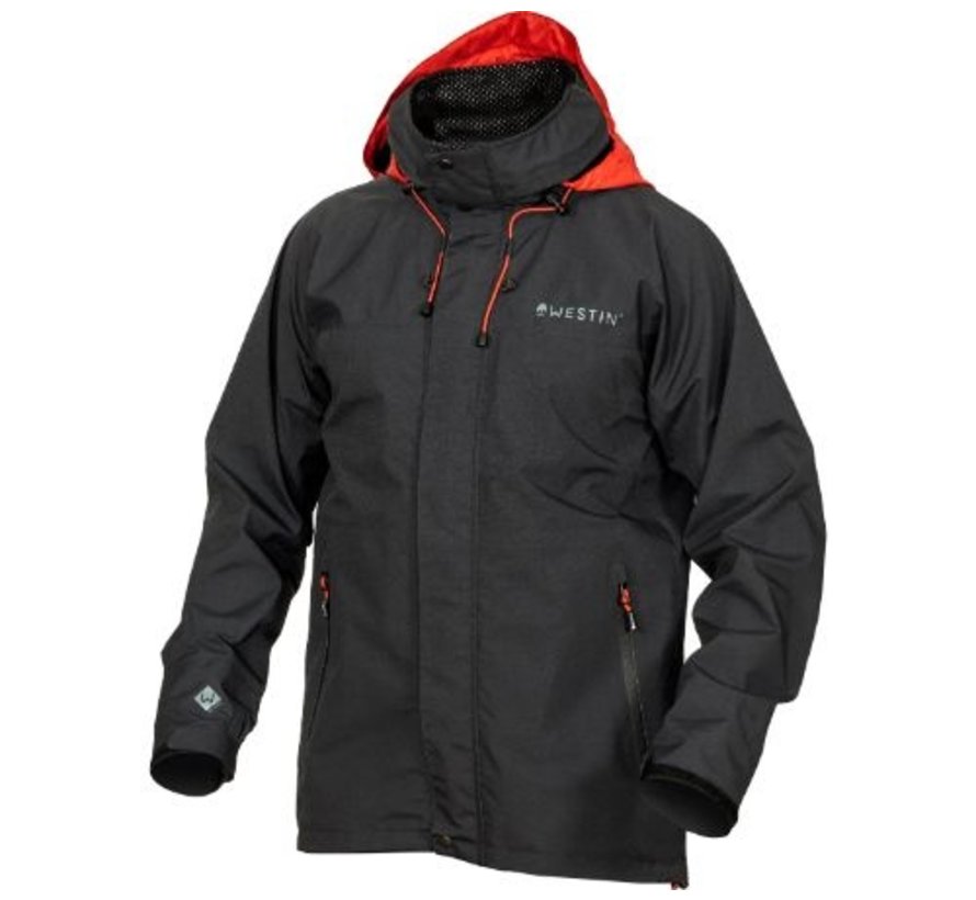 W6 Rain Jacket XXL Steel Black