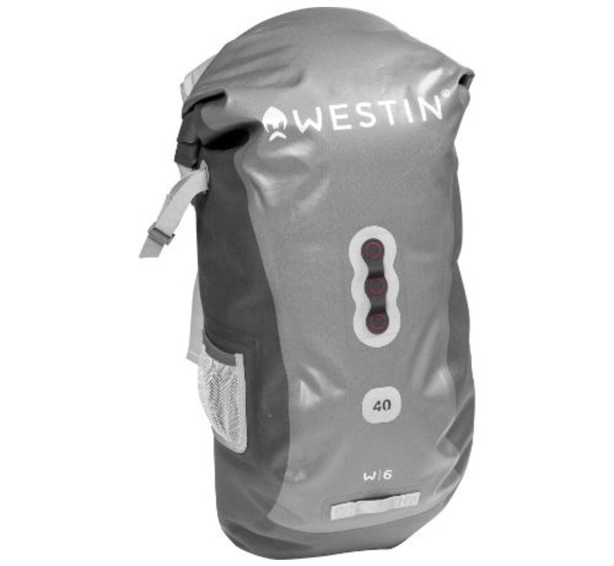 W6 Roll-Top Backpack Silver/Grey 40L