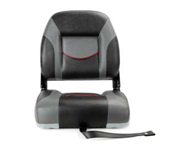 Titan Marine Bootstoel Low Back Folding Boat Seat Black/Charcoal