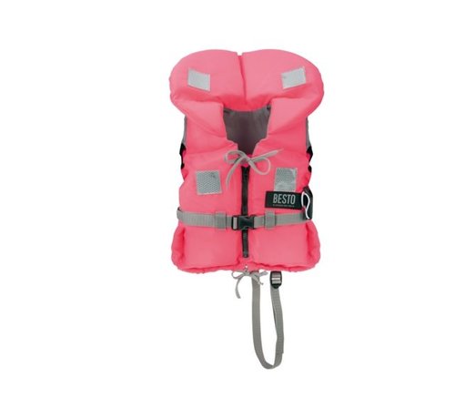 Besto Besto Reddingvest Racingbelt pink 100N no 1 baby 5-15kg