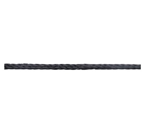 Talamex High strength UHMWPE lijn gecoat zwart 6mm 50m