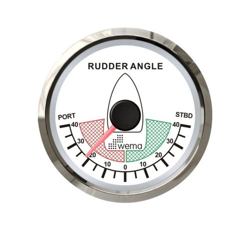 Wema Silver serie roerstand aanwijzer NMEA2000 wit