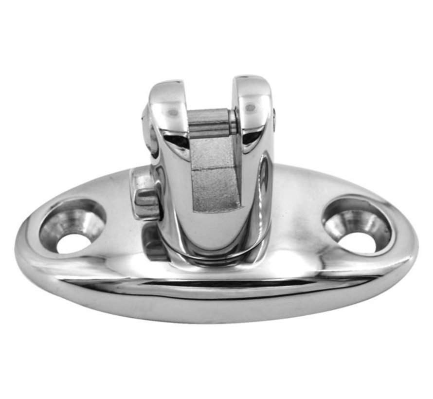 Buiskapbeslag RVS dekscharnier 360 verwijderbaar