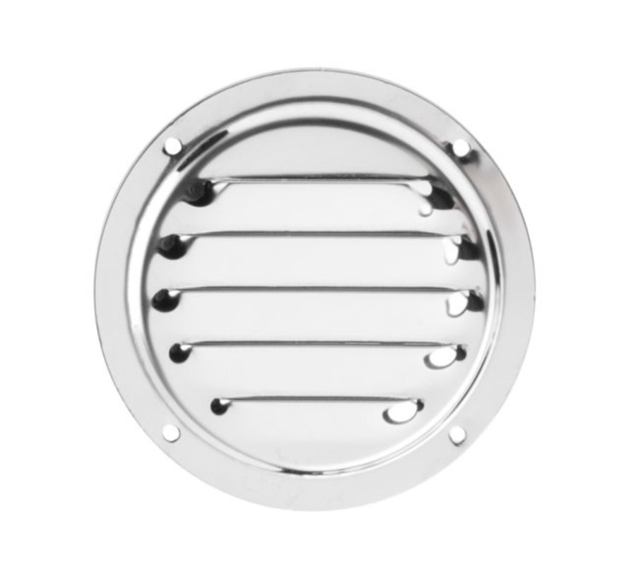 Ventilatierooster rond RVS 102mm