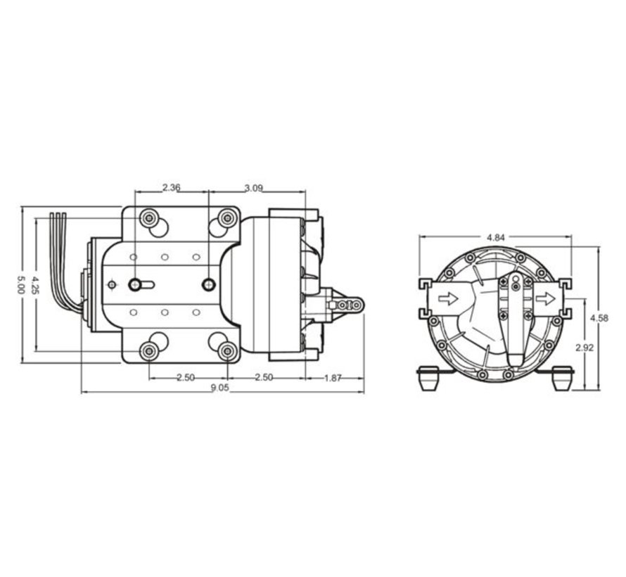 Velair Waterpomp zelfaanzuigend  5-20l 230V