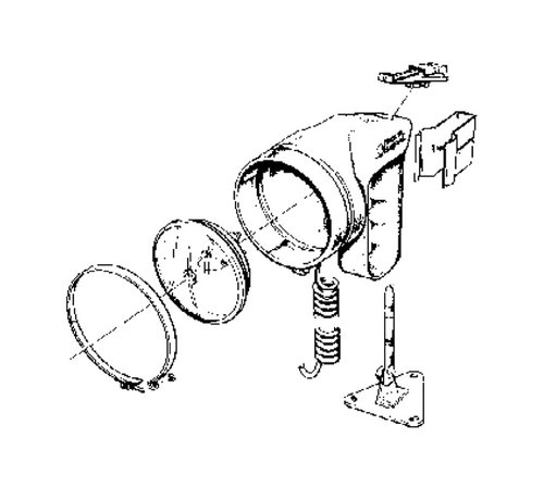 Aqua Signal Deksteun voor 13.542.012/024