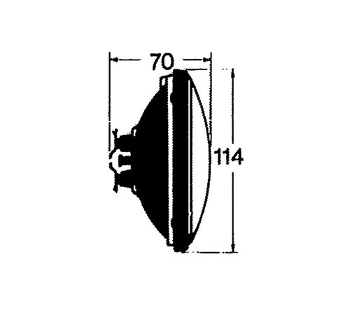 Aqua Signal Lamp 118mm 12V/30W