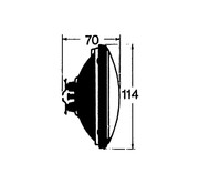 Aqua Signal Reserve lamp voor 13.542.112 12V