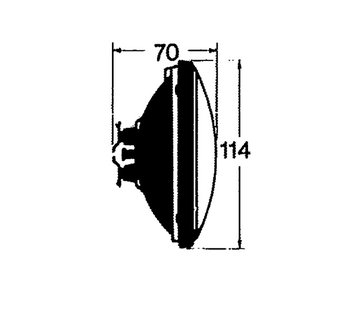 Aqua Signal Reserve lamp voor 13.542.112 12V