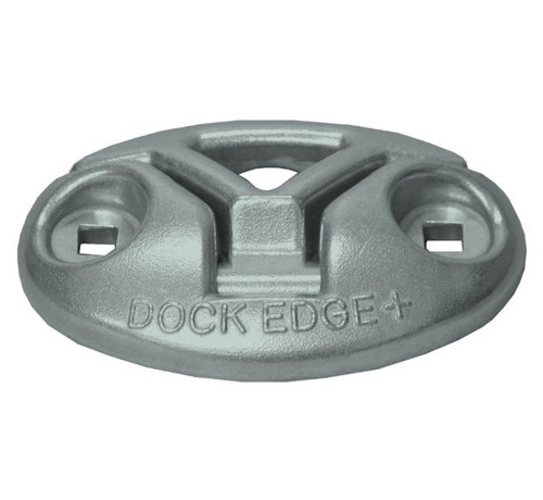 Dockedge Steiger Cleat flip-up kikker 8,9cm gepolijst