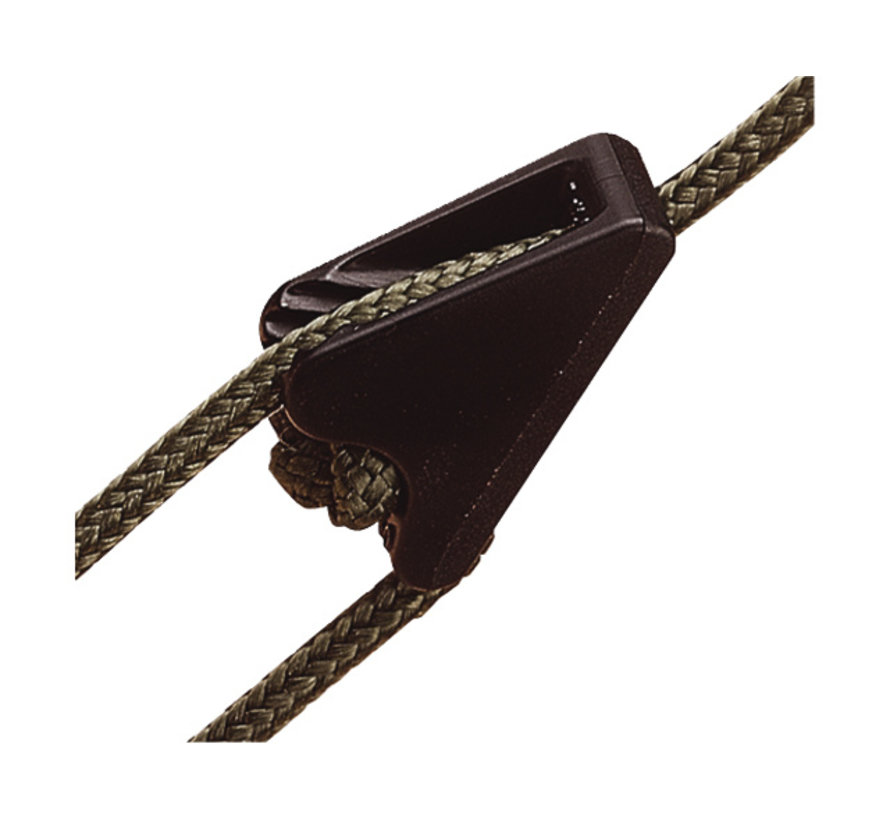 Clamcleat CL260 Zwarte nylon klem 2-5mm