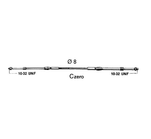 Ultraflex Schakelkabel Mach Zero 3.9m